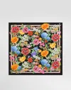 Dolce & Gabbana Floral-print Silk Twill Foulard (90x90) In Print