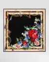 Dolce & Gabbana Floral-print Silk Twill Foulard (70x70) In Print