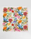 Dolce & Gabbana Floral-print Silk Twill Foulard Scarf (50x50) In Print