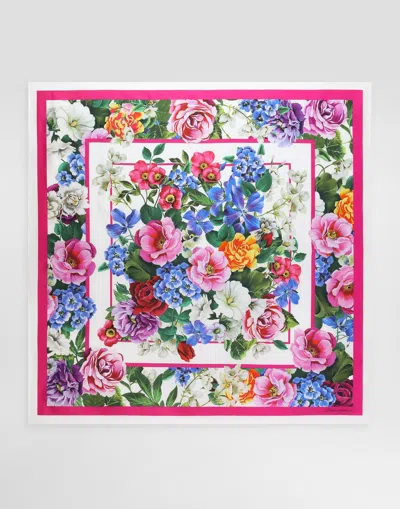 Dolce & Gabbana Floral-print Silk Twill Foulard (90x90)