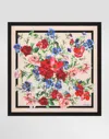 Dolce & Gabbana Square Scarf Flower Print In Multi