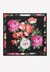 Dolce & Gabbana Floral-print 120x200cm Silk Scarf In Multicolor