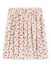 Dolce & Gabbana Small Rose-print Poplin Skirt In Multi