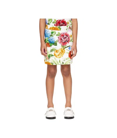 Dolce & Gabbana Floral Print Skirt In Multi-color