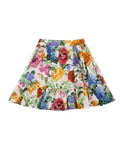 Dolce & Gabbana Floral Print Skirt In Multicolor