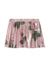 Dolce & Gabbana Floral-print Skirt In Pink