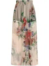 Dolce & Gabbana Shorts Pyjamas In Twill Print Majolica In Neutrals