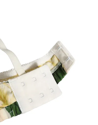 Dolce & Gabbana Floral Print Soft Cup Bra In Multi