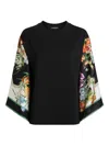 Dolce & Gabbana Floral-print T-shirt In Black