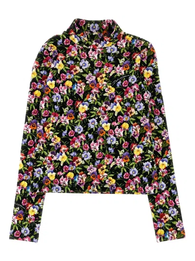 DOLCE & GABBANA FLORAL-PRINT TOP