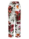 Dolce & Gabbana Elasticated Waist Floral Print Trousers