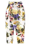 Dolce & Gabbana Floral Print Trousers In Multi