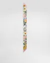 Dolce & Gabbana Floral Print Twill Headscarf In Print
