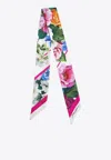 Dolce & Gabbana Polka-dot Print Silk Headscarf In Multicolor