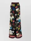 DOLCE & GABBANA FLORAL PRINT TWILL PYJAMA PANT