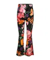 Dolce & Gabbana Floral Printed Casual Pants In Multicolor