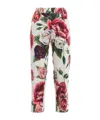 Dolce & Gabbana Cropped Pants In Multicolor