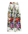 Dolce & Gabbana Floral-print Trousers In Multi