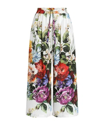 Dolce & Gabbana Floral-print Trousers