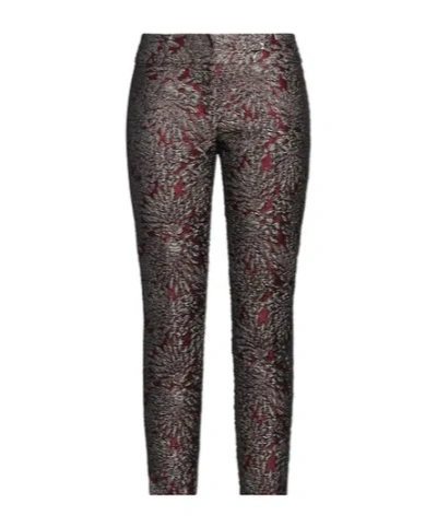 Dolce & Gabbana Floral Printed Pants In Brown