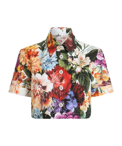 Dolce & Gabbana Cotton Shirt In Multi