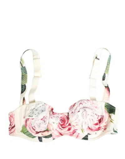 DOLCE & GABBANA DOLCE & GABBANA FLORAL SEMI-PAD UNDERWIRE UNDERWIRE BRA