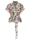 Dolce & Gabbana Floral Shirt Shirt And Blouse In Multicolor