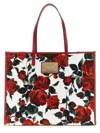 Dolce & Gabbana Large Floral Print Shopping Tote
