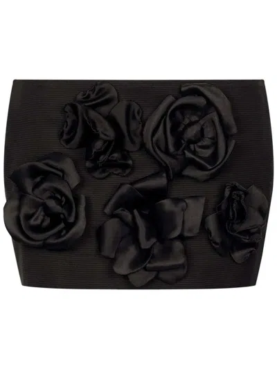 Dolce & Gabbana Women Floral Shorts In Black