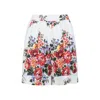 Dolce & Gabbana Floral Print Knee Length Tailored Shorts In Multi