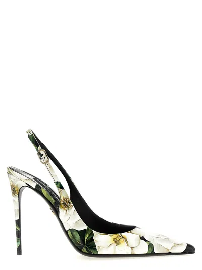 DOLCE & GABBANA FLORAL SLINGBACK