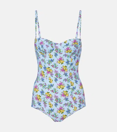 DOLCE & GABBANA FLORAL SWIMSUIT