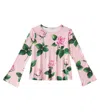 Dolce & Gabbana Floral T-shirt In Pink
