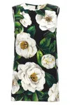 Dolce & Gabbana Black Floral Silk Top