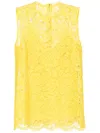 Dolce & Gabbana Floral Lace Sleeveless Top