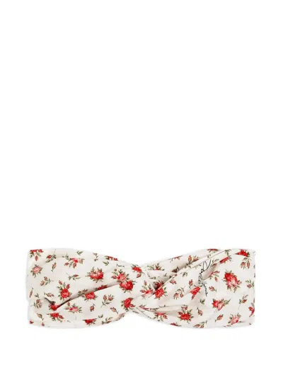 Dolce & Gabbana Kids' Floral Twisted Head Band In Multi