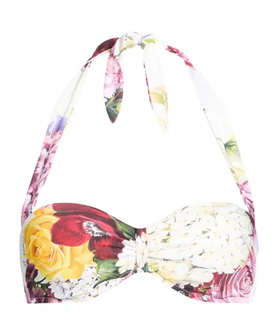 Dolce & Gabbana Floral-print Bikinis In Multi