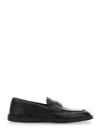 Dolce & Gabbana Leather Moccasin From The New Florio Line In Black