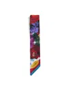 Dolce & Gabbana Flower Bouquet Print Silk Twill Bandeau