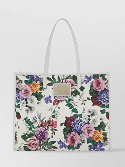 Dolce & Gabbana Flower Pattern Tote Bag