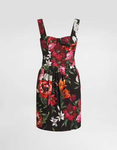 DOLCE & GABBANA FLOWER-PRINT DRESS