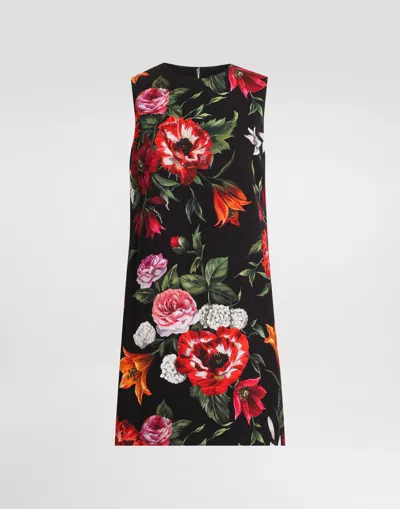 DOLCE & GABBANA FLOWER-PRINT DRESS