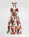 Dolce & Gabbana Flower-print Poplin Dress