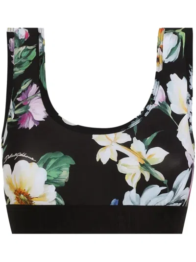 DOLCE & GABBANA DOLCE & GABBANA FLOWER PRINT TOP