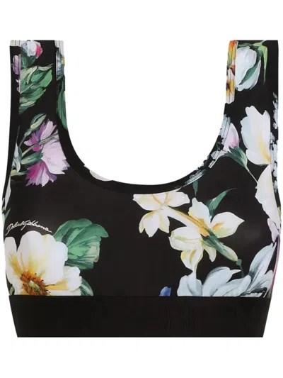 DOLCE & GABBANA DOLCE & GABBANA FLOWER PRINT TOP