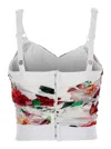 Dolce & Gabbana Multicolor Top With All-over Floral Motif In White