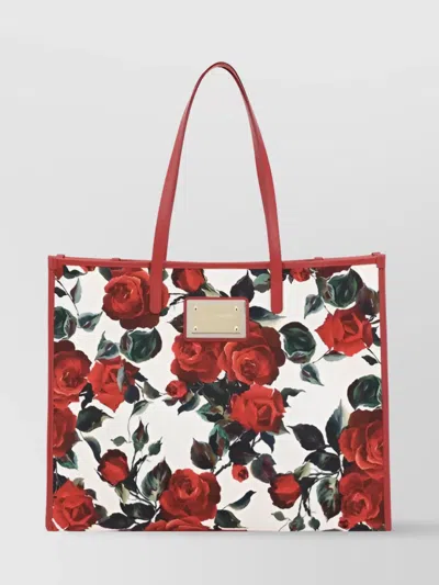 Dolce & Gabbana Flower Print Tote Bag