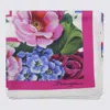 Dolce & Gabbana Flowers And Pink Silk Scarf In Mix Fiori