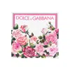 Dolce & Gabbana Flowers Print Silk Scarf