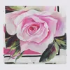 Dolce & Gabbana Flowers Print Silk Scarf In Pink